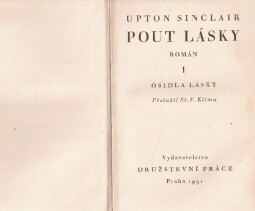 Pouť lásky I. díl od Upton Sinclair